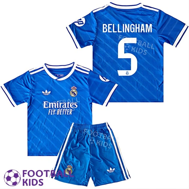 Детская футбольная форма BELLINGHAM 5 Реал Мадрид 2025-2026 Third 135-145 см (set4429-128447-4) - Фото 1 Детская футбольная форма BELLINGHAM 5 Реал Мадрид 2025-2026 Third 135-145 см (set4429-128447-4) - изображение 1