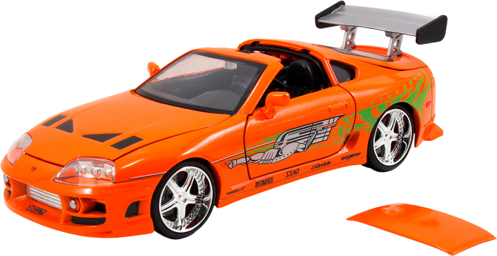 Pojazd Simba Jada F&Fs Brian's Toyota Supra 1995 Orange (4006333094798) - obraz 3