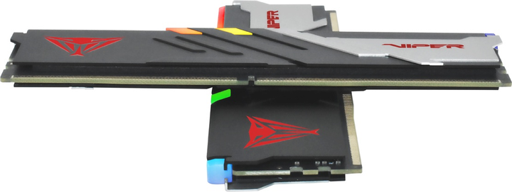 Оперативна пам'ять Patriot DDR5-6000 49152MB PC5-48000 (Kit of 2x24576) Viper Venom RGB Matte Black (PVVR548G600C36K) - зображення 5