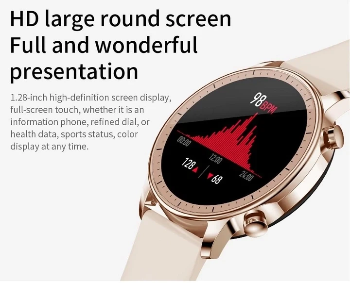 Смарт часы Colmi V23 PRO Gold с тонометром, пульсометром, термометром. - изображение 7
