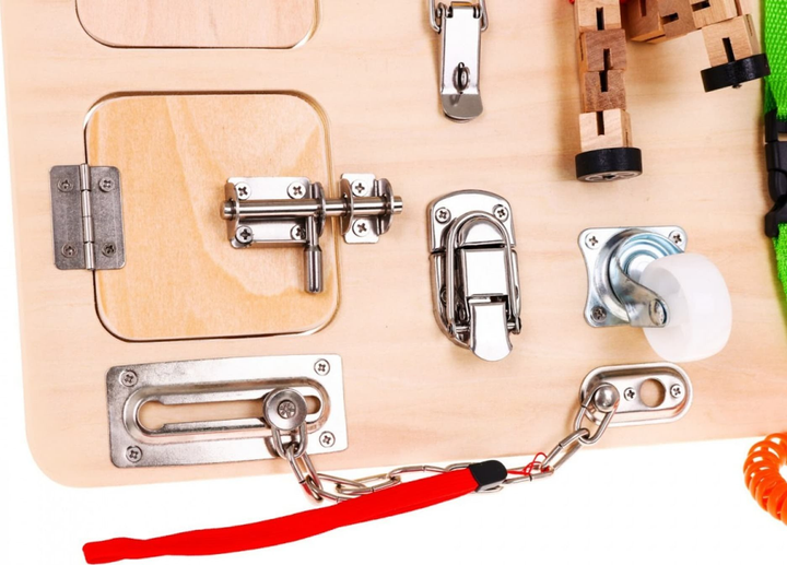 Tablica do nauki edukacyjna multifunkcyjna drewniana (ZDR.HP-4101) (5903864950632) - obraz 8