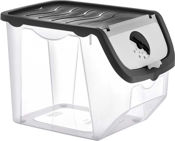 Pojemnik na warzywa i owoce Orion z pokrywą Czarny 12 l (5900670100633) - obraz 1