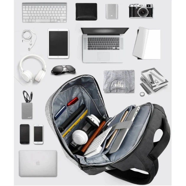 Рюкзак Tigernu D-83351 15.6" Black Grey - изображение 6