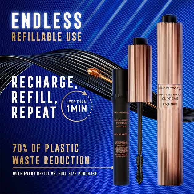 Max Factor False Lash Effect Supreme Recharge Mascara Тушь для ресниц - Фото 8 Max Factor False Lash Effect Supreme Recharge Mascara Тушь для ресниц - изображение 8