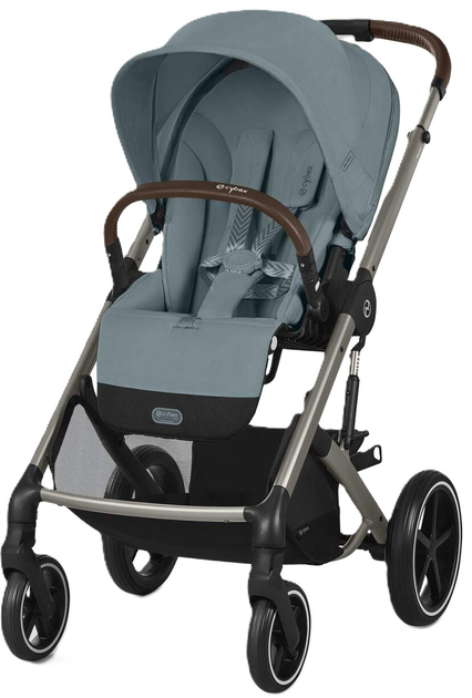 Wózek spacerowy sportowy Cybex Balios S Lux Stormy Blue Gold 524001195 (4063846476251) - obraz 1