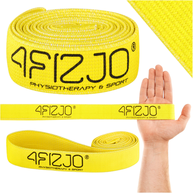 Эспандер-петля 4FIZJO Flex Power Band из ткани 27-35 кг Yellow (P-5907739313126) - Фото 1 Эспандер-петля 4FIZJO Flex Power Band из ткани 27-35 кг Yellow (P-5907739313126) - изображение 1