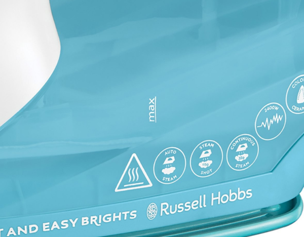Праска з подачею пари Russell Hobbs 26482-56 Light & Easy Brights Aqua Iron - Фото 3 Праска з подачею пари Russell Hobbs 26482-56 Light & Easy Brights Aqua Iron - изображение 3