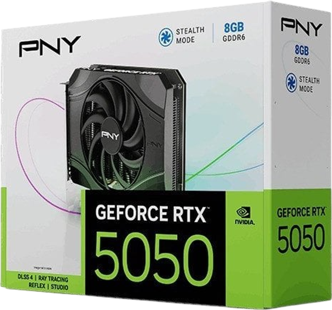 Karta graficzna PNY PCI-Ex GeForce RTX 5050 Single Fan 8GB GDDR6 (128bit) (2572/20000) (HDMI, 3 x DisplayPort) (VCG50508SFXPB1) - obraz 9