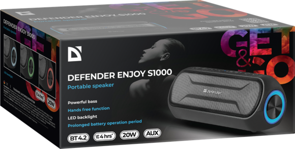 Портативна акустика Defender Enjoy S1000 Black (65688) - изображение 5