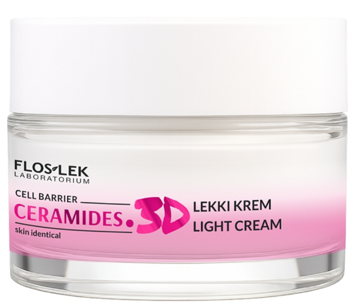Krem lekki do twarzy Floslek Ceramides.3D z ceramidami 50 ml (5905043025735) - obraz 1