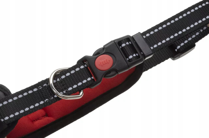 Нашийник для собак Comfy by AquaEl Tom Norw з кільцем для повідця L x 2.5 (5905546329354) - зображення 4