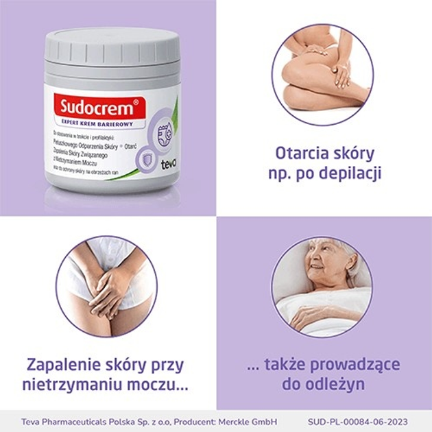 Крем для дітей Sudocrem Expert від попрілостей 400 г (5900004074548) - зображення 5