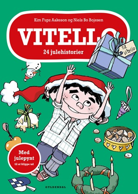 Книжечка Gyldendal Вітелло 24 різдвяні історії Кім Фупз Аакесон і Нільс Бо Боєсен (9788702269222) - зображення 1