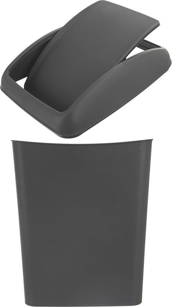 Сміттєвий бак Orion пластиковий 40 л Сірий (8592381182748) - зображення 4