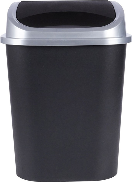 Сміттєвий кошик Vilde пластиковий 25 л Чорний (8720573562324) - зображення 2