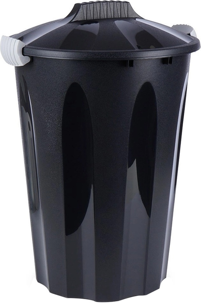 Сміттєвий кошик Vilde пластиковий 40 л Чорний (8720573387613) - зображення 1