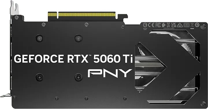 Karta graficzna PNY PCI-Ex GeForce RTX 5060 Ti VERTO Dual Fan 16GB GDDR7 (128bit) (2572/28000) (HDMI, 3 x DisplayPort) (VCG5060T16DFXPB1) - obraz 7
