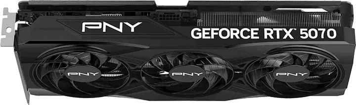 Karta graficzna PNY PCI-Ex GeForce RTX 5070 Triple Fan 12GB GDDR7 (192bit) (2510/28000) (HDMI, 3 x DisplayPort) (VCG507012TFXPB1) - obraz 6