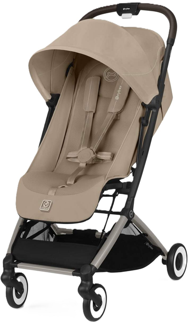 Wózek spacerowy Cybex Orfeo TPE Almond Beige Gold 525000317 (4063846512515) - obraz 1