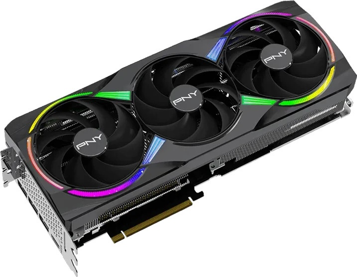 Karta graficzna PNY PCI-Ex GeForce RTX 5080 ARGB Epic-X RGB OC Triple Fan 16GB GDDR7 (256bit) (2775/30000) (HDMI, 3 x DisplayPort) (VCG508016TFXXPB1-O) - obraz 2
