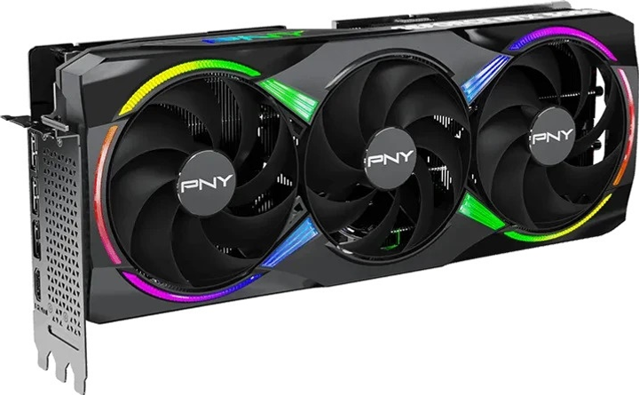 Karta graficzna PNY PCI-Ex GeForce RTX 5080 ARGB Epic-X RGB OC Triple Fan 16GB GDDR7 (256bit) (2775/30000) (HDMI, 3 x DisplayPort) (VCG508016TFXXPB1-O) - obraz 4