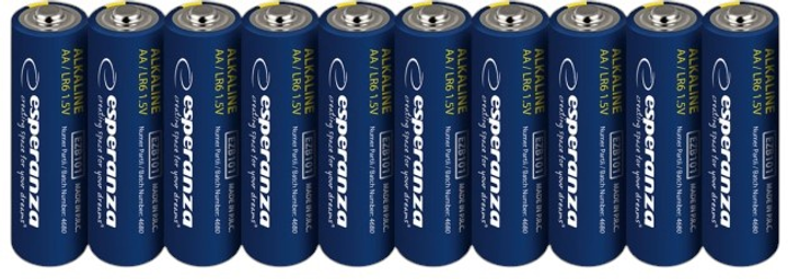 Baterie alkaliczne Esperanza AA 10 szt (5901299959787) - obraz 1
