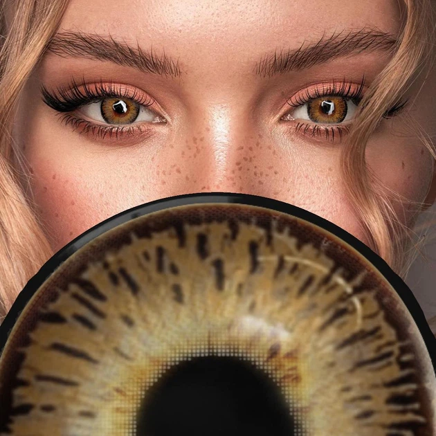 Карие контактные линзы - Айс Шоколад 2 шт. от ELITE Lens – купить