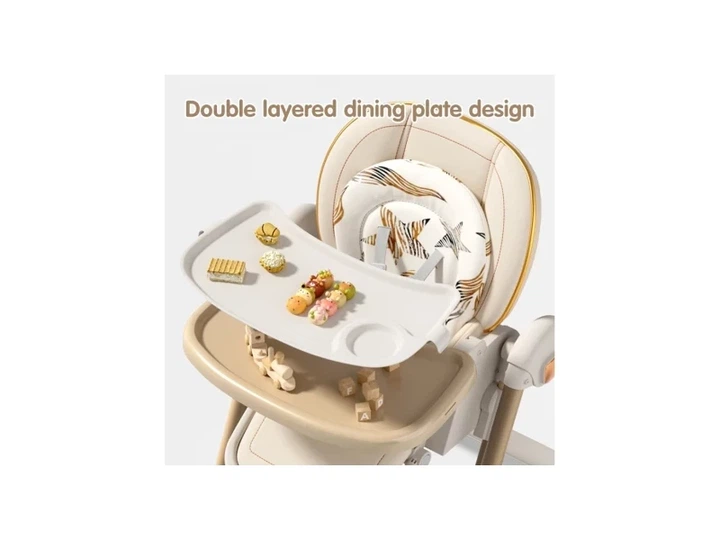Стільчик-шезлонг для годування 2в1 Kidilo Baby Chair Z901 pink (11