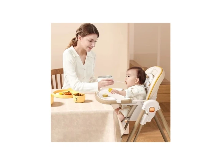 mamiko.f椅子② Стільчик-шезлонг для годування 2в1 Kidilo Baby Chair Z901 pink (11