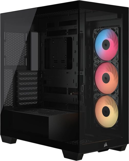 Obudowa Corsair 3500X RS-R ARGB Mid-Tower Black (CC-9011322-WW) - obraz 1