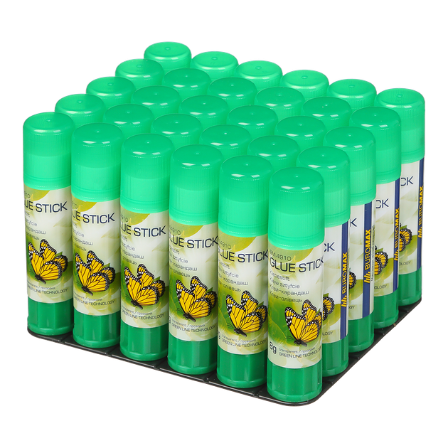 Клей-олівець Buromax PVP 8г прозорий (BM.4910) - Фото 3 Клей-олівець Buromax PVP 8г прозорий (BM.4910) - зображення 3