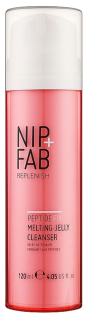 Żel oczyszczający do twarzy NIP+FAB Replenish Peptide Fix Melting Jelly Cleanser 120 ml (5056217811262) - obraz 1