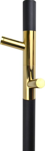 Сушарка для рушників електрична Domoletti Premium Чорно-золотиста (L.15x140BL&GLD.PREMIUM) - зображення 4