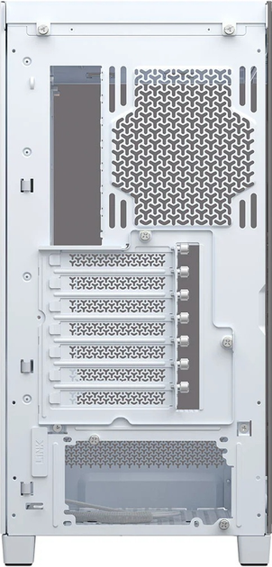 Obudowa Corsair Frame 4500X LX-R RGB iCUE LINK Panoramic Glass Mid-Tower White (CC-9011317-WW) - obraz 7