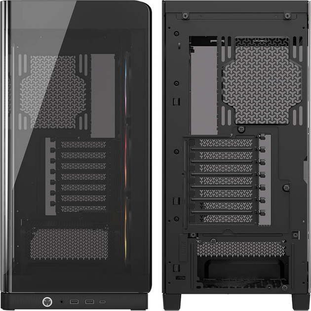 Корпус Corsair Frame 4500X RS-R ARGB Panoramic Glass Mid-Tower Black (CC-9011314-WW) - зображення 10