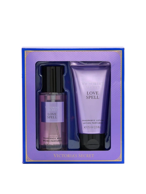 Набор мини Victoria's Secret (мист 75 мл + лосьон 75 мл) Love Spell - Фото 1 Набор мини Victoria's Secret (мист 75 мл + лосьон 75 мл) Love Spell - изображение 1
