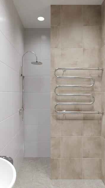 Сушарка для рушників Domoletti M.60X60/1/2/D32.SIMPLE - зображення 4