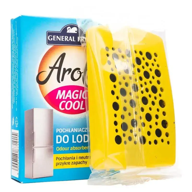 Нейтралізатор запахів для холодильника General Fresh Arola Magic Cool, 30г - Фото 4 Нейтралізатор запахів для холодильника General Fresh Arola Magic Cool, 30г - зображення 4