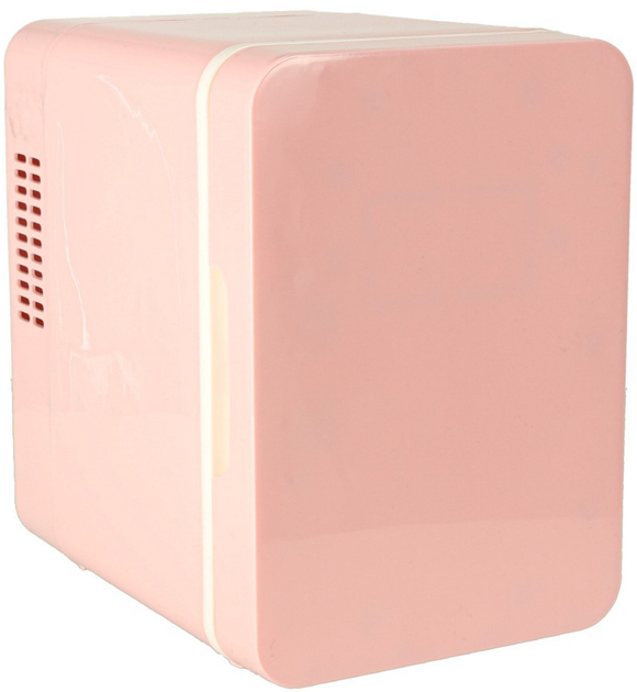 Mini lodówka turystyczna Ikonka 4 l 12 V/220 V Różowa (5903039767515) - obraz 2