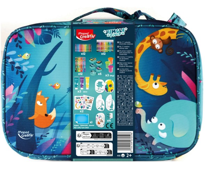 Валіза з аксесуарами для творчості Maped Creativ Jungle Fever (3154149070596) - зображення 5