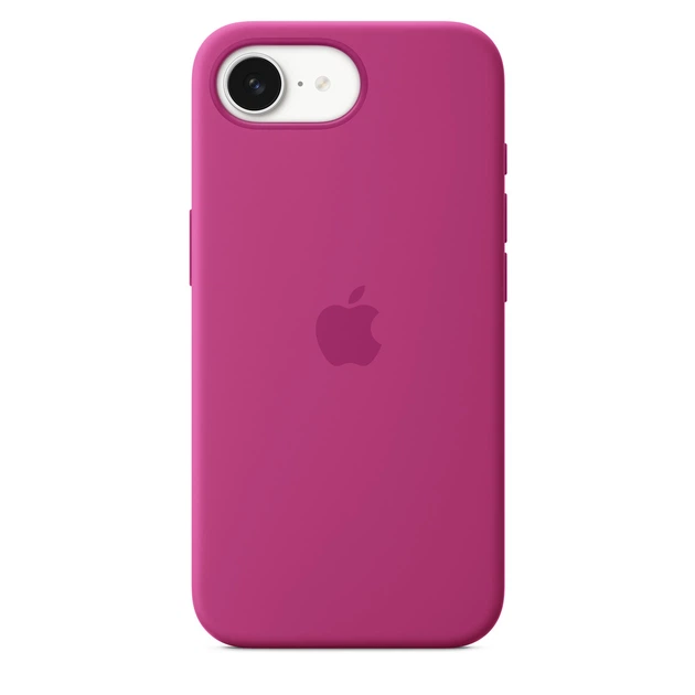 Чохол-накладка Silicone Case (AAA) для iPhone 16e/17e з MagSafe Fuchsia (ASC16EFSCIA) - Фото 1 Чохол-накладка Silicone Case (AAA) для iPhone 16e/17e з MagSafe Fuchsia (ASC16EFSCIA) - изображение 1