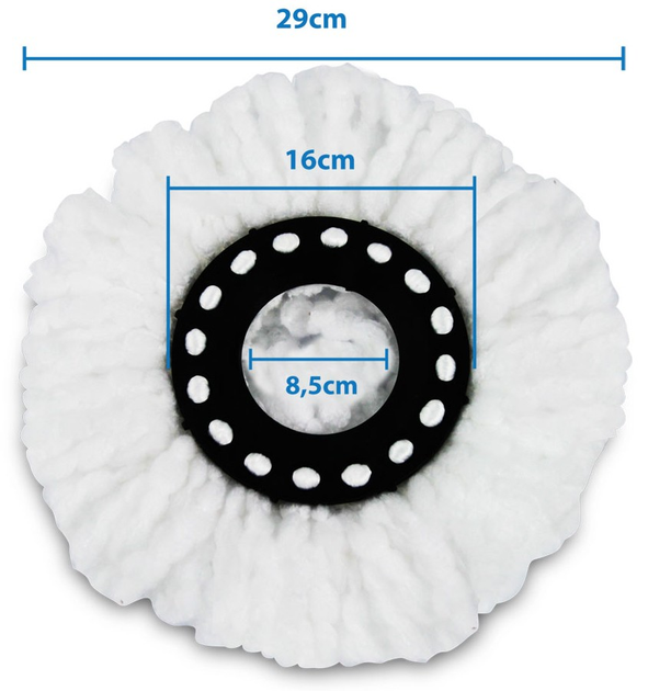 Wymienny wkład do mopa Esperanza Perfect Clean 006 3 szt (5901299964859) - obraz 2