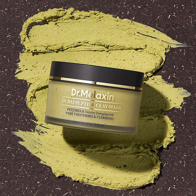 Маска для обличчя Dr.Melaxin Dubai Peptide Clay очищаюча 100 г (8809886482571) - зображення 4