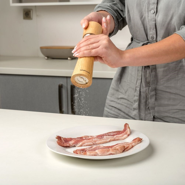 Млин Nava Acer бамбуковий коричневий 21 см (5205746120691) - зображення 5