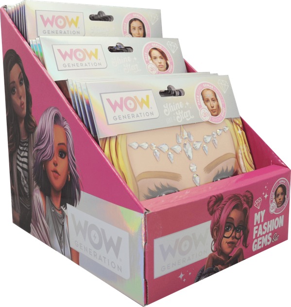 Набор стразов для лица Wow Generation в ассортименте Оранжевая упаковка (WOW00099-2) - изображение 3