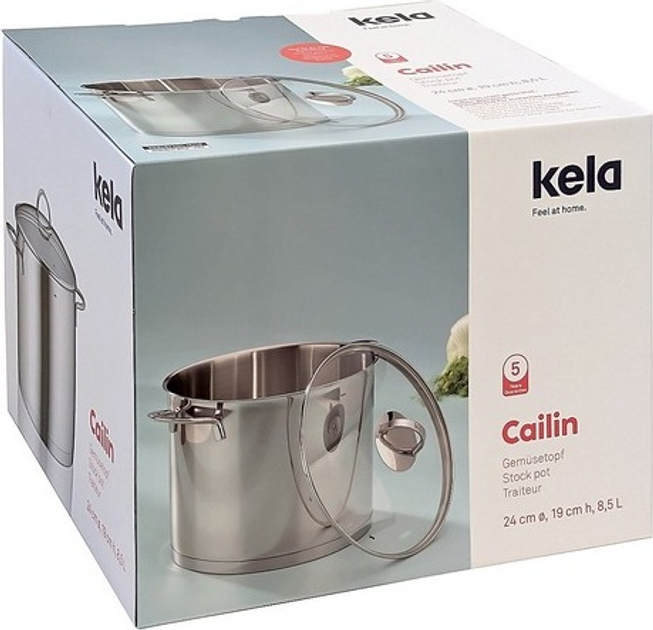 Каструля Kela Cailin з кришкою 8.5 л (4025457109614) - зображення 6