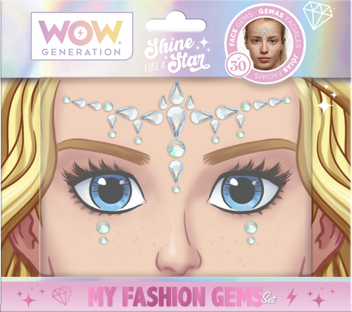 Набор стразов для лица Wow Generation в ассортименте Розовая упаковка (WOW00099-3) - Фото 1 Набор стразов для лица Wow Generation в ассортименте Розовая упаковка (WOW00099-3) - изображение 1