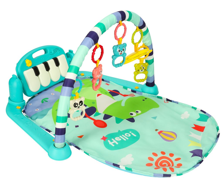 Ігровий килимок для немовлят KIK Граюче піаніно-брязкальця 3в1 Bibi-inn (5903039753075) - зображення 3