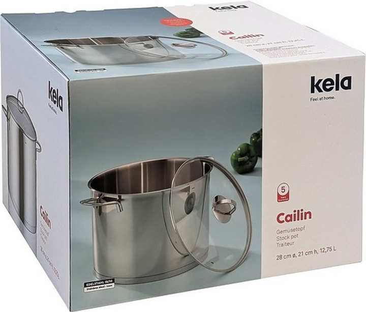 Каструля Kela Cailin з кришкою 12.75 л (4025457109621) - зображення 5
