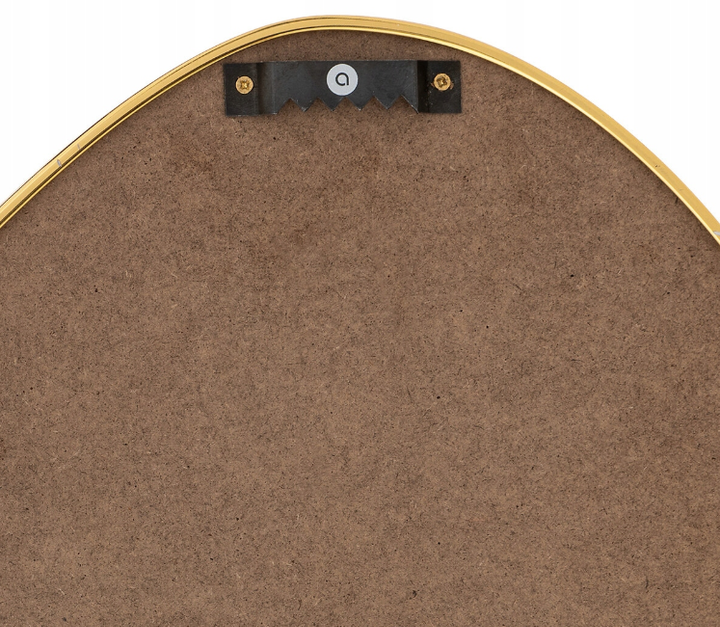 Lustro wiszące Atmosphera ROMAN asymetryczne MDF 40 x 60 cm Złote (3560232962011) - obraz 2